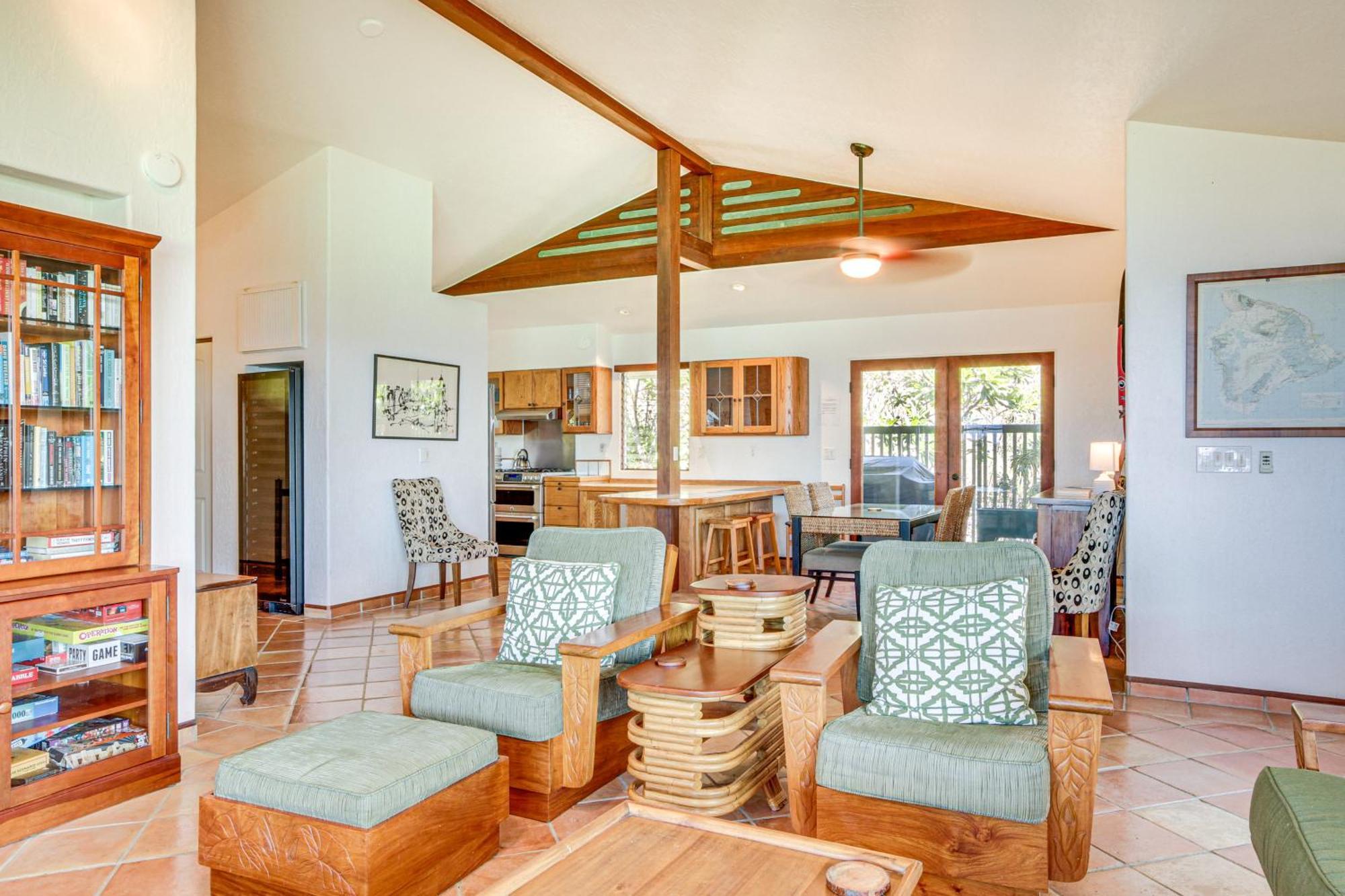 Ocean-View Bungalow Walk To Pebbles Beach! Hookena Exterior foto