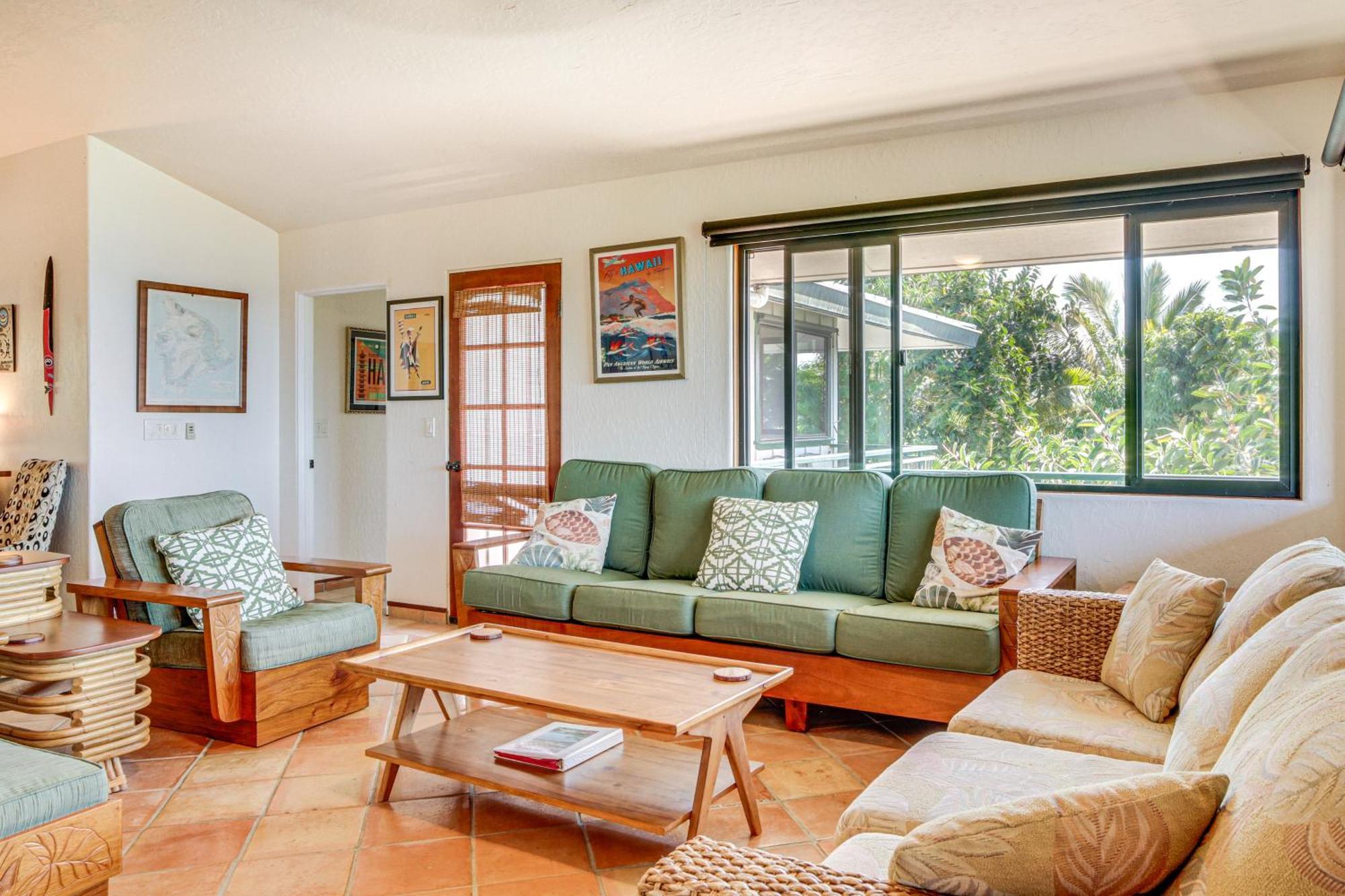 Ocean-View Bungalow Walk To Pebbles Beach! Hookena Exterior foto