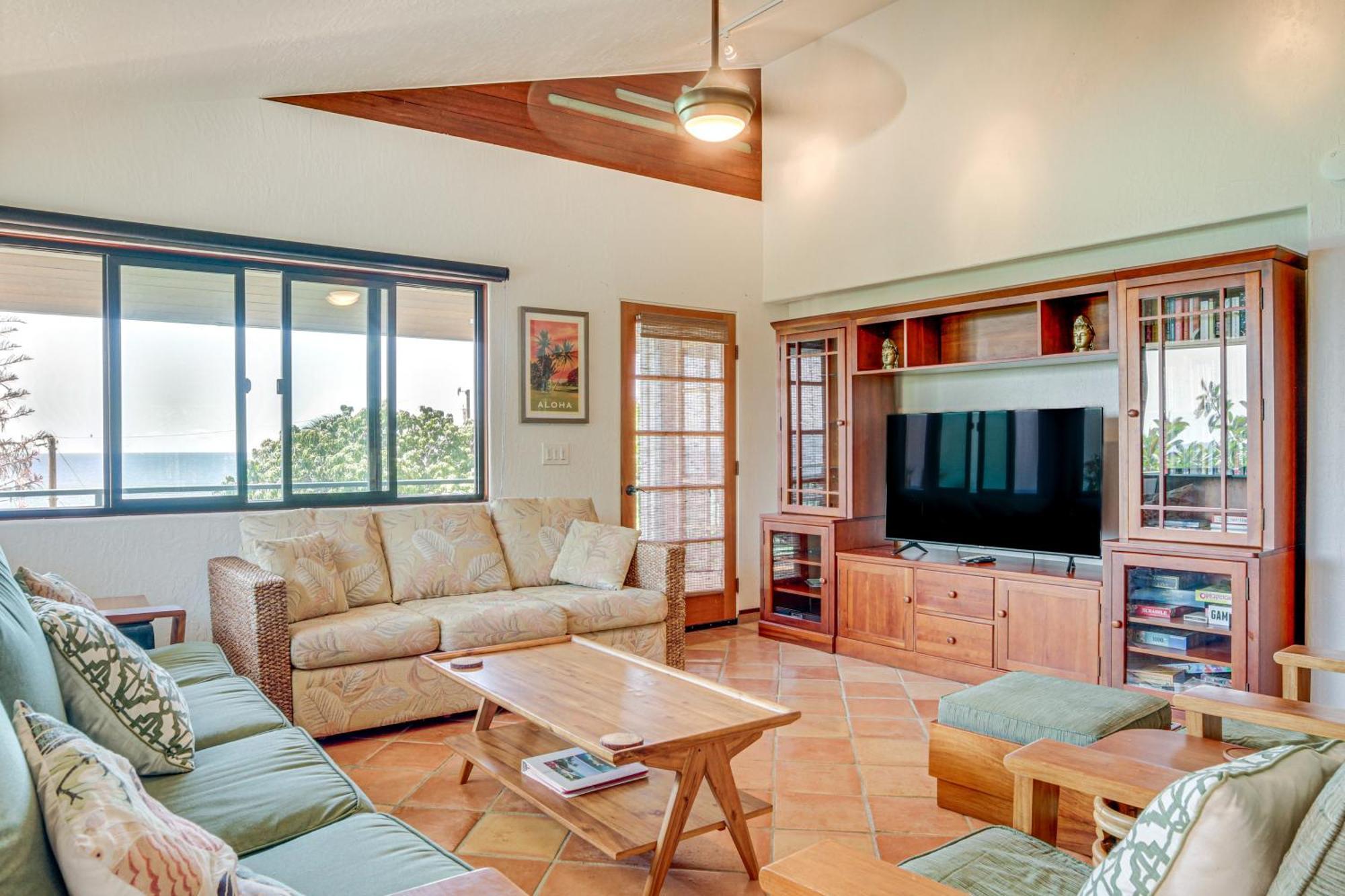 Ocean-View Bungalow Walk To Pebbles Beach! Hookena Exterior foto