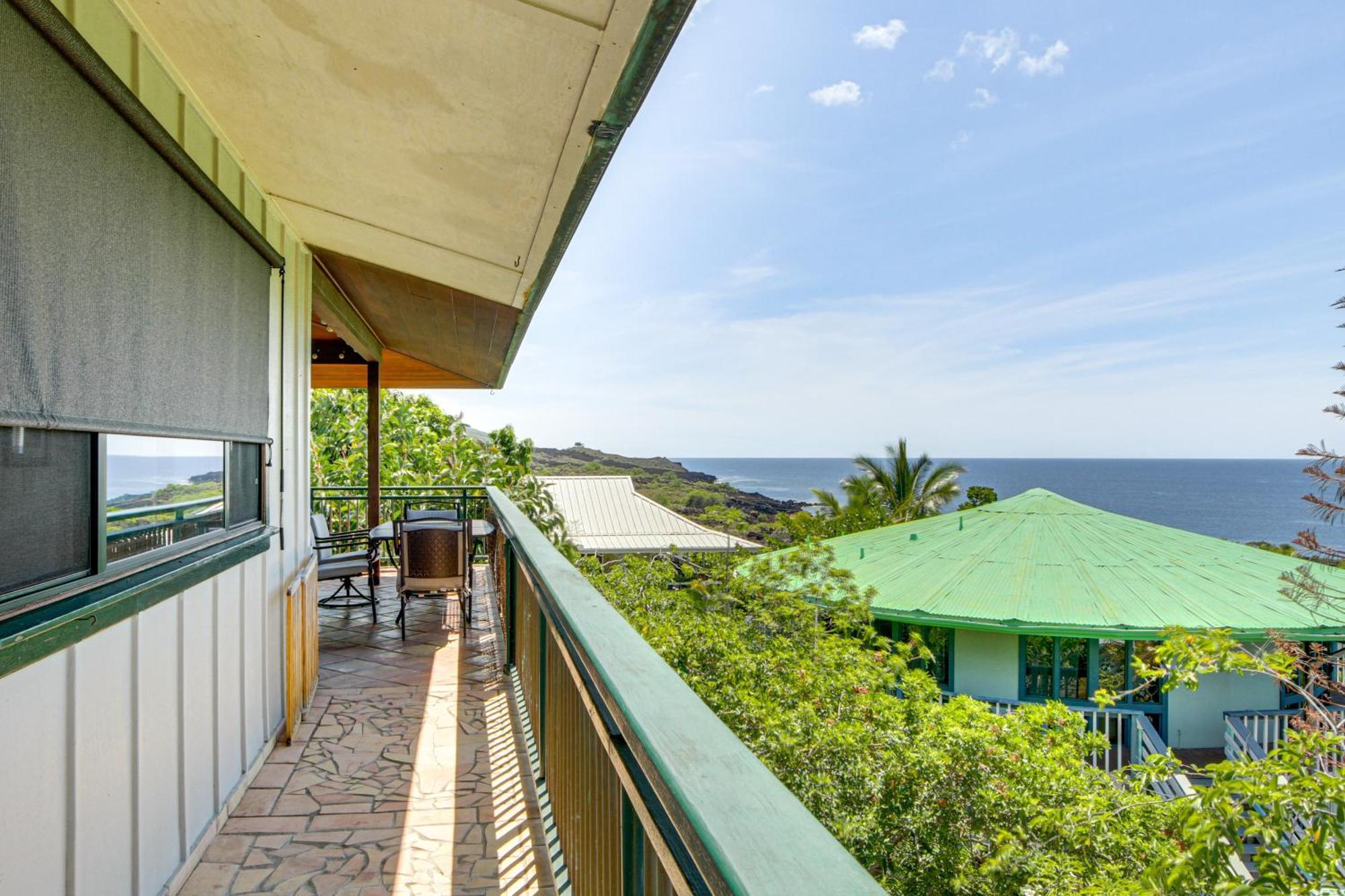 Ocean-View Bungalow Walk To Pebbles Beach! Hookena Exterior foto