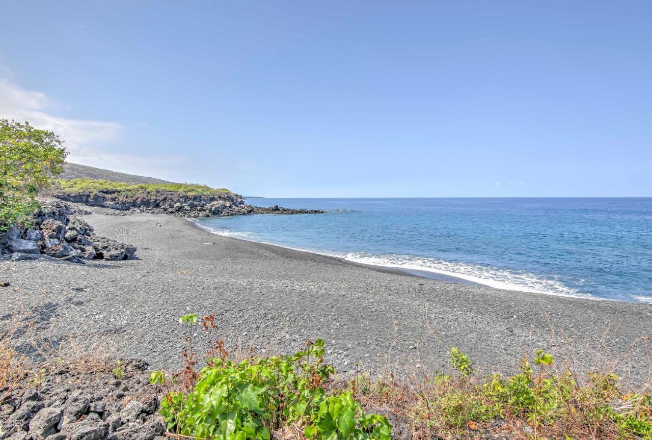 Ocean-View Bungalow Walk To Pebbles Beach! Hookena Exterior foto